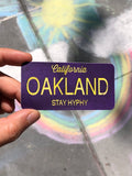 Oakland License Plate Sticker