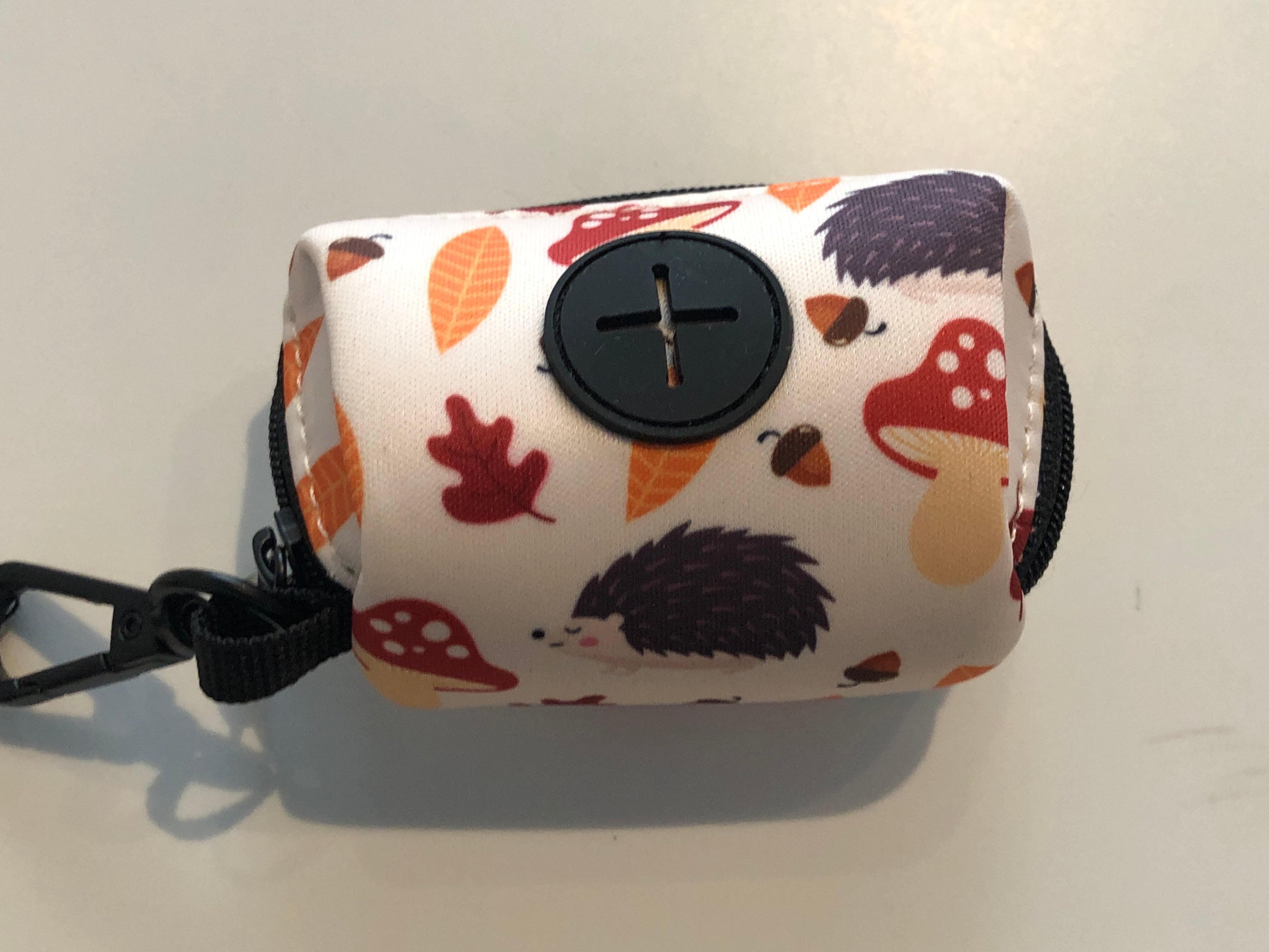 Mushroom Leaves Hedgehogs Dog Poop Bags