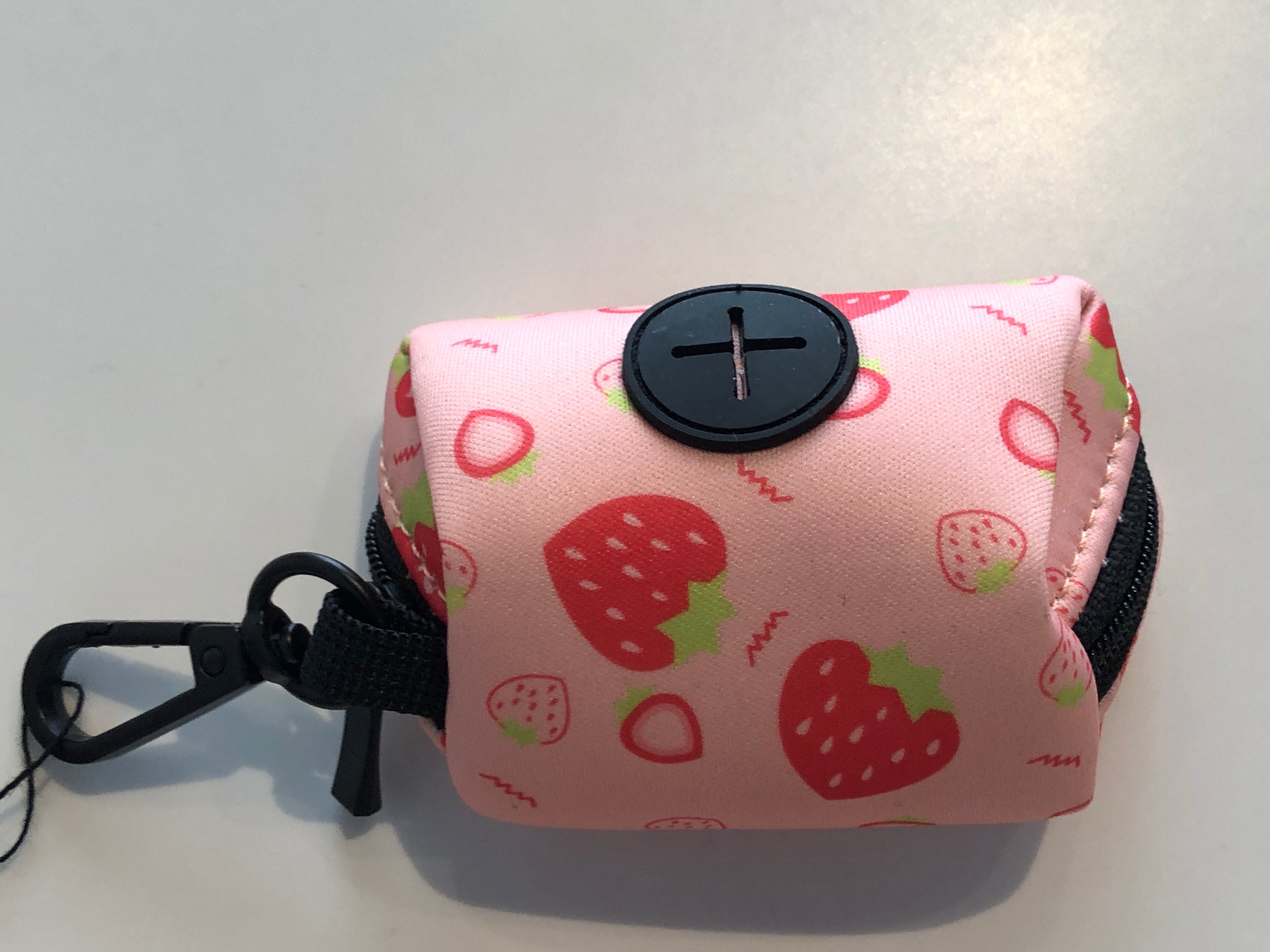 Strawberry Pink Dog Poop Bags