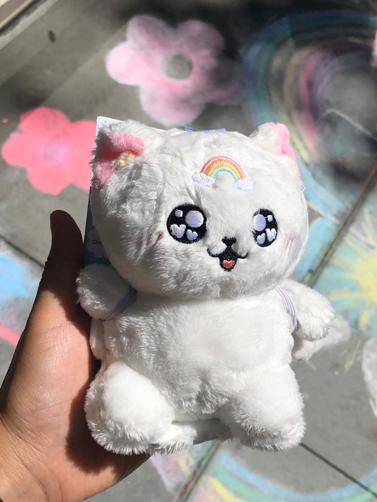 White Cat Magnetic Plushie