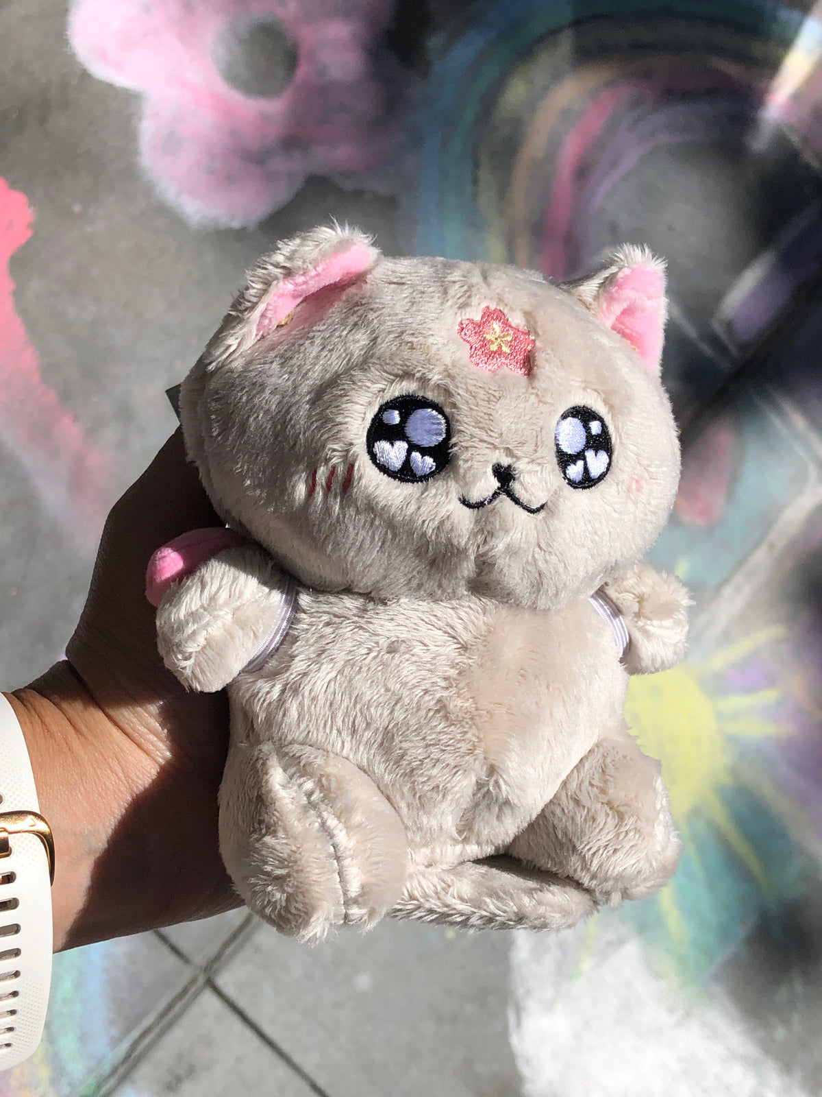 Gray Cat Magnetic Plushie