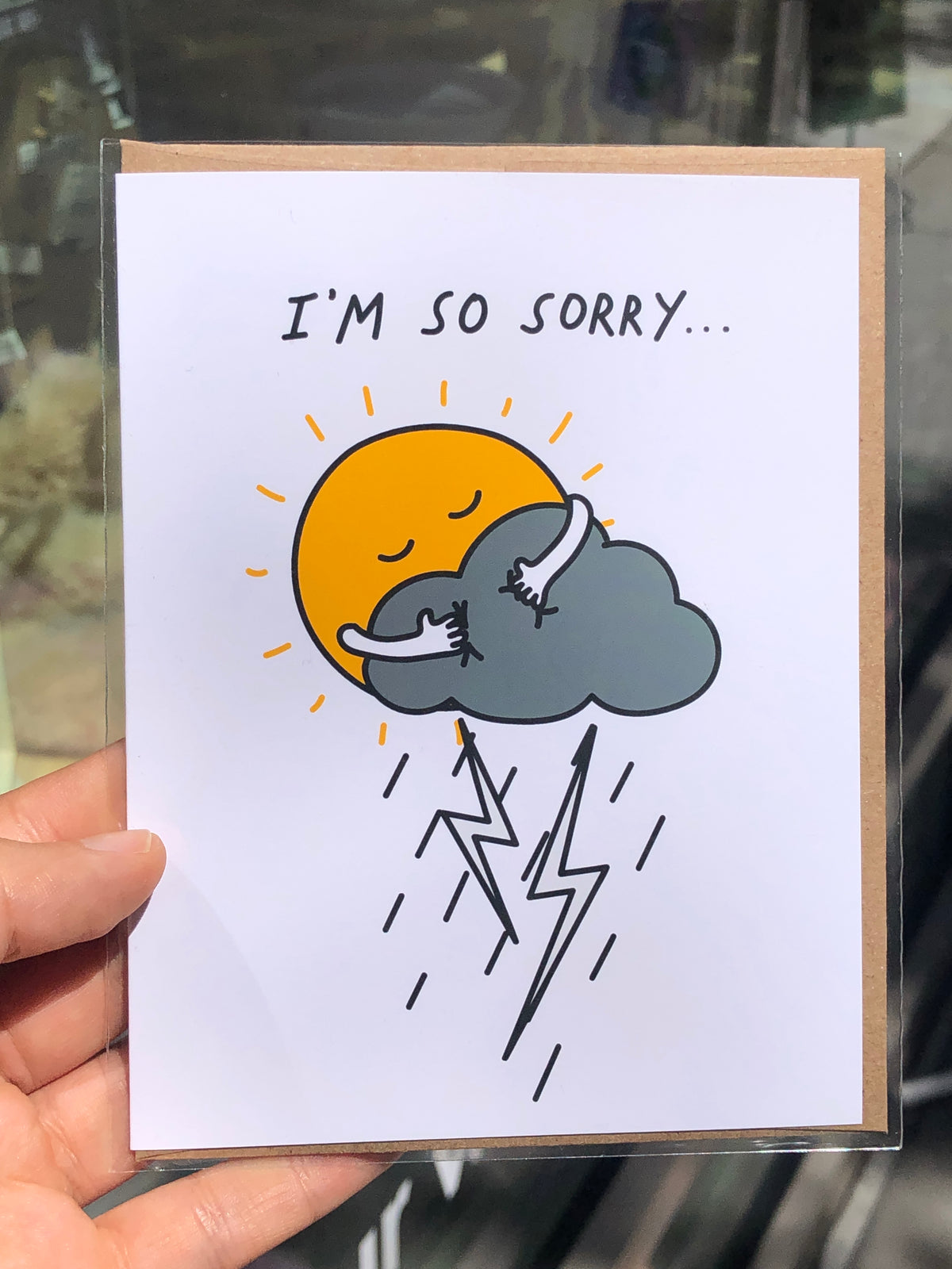 Sunshine Hug - I'm So Sorry Card