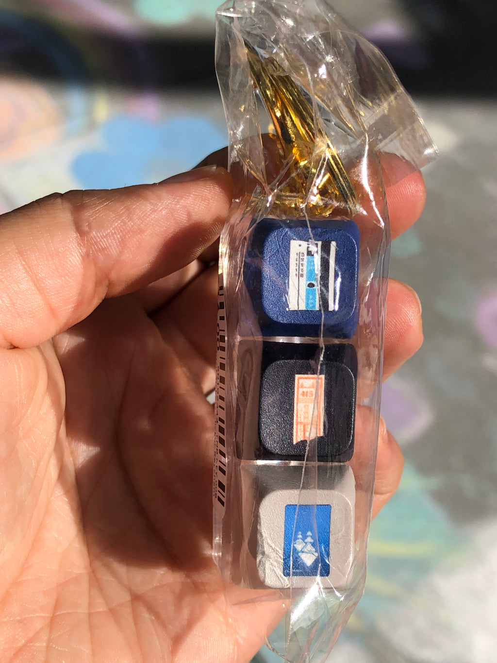 Bay Area Transit Tickets Clicker Keychain