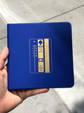 Blue Tin Tin BART Ticket Foiled Dotted Journal