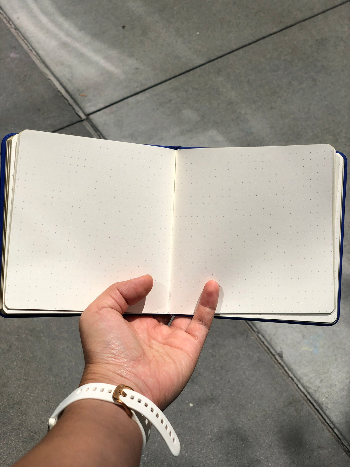 Purple Mushrooms Foiled Dotted Journal