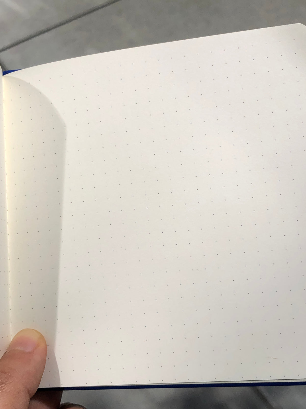 Blue Tin Tin BART Ticket Foiled Dotted Journal