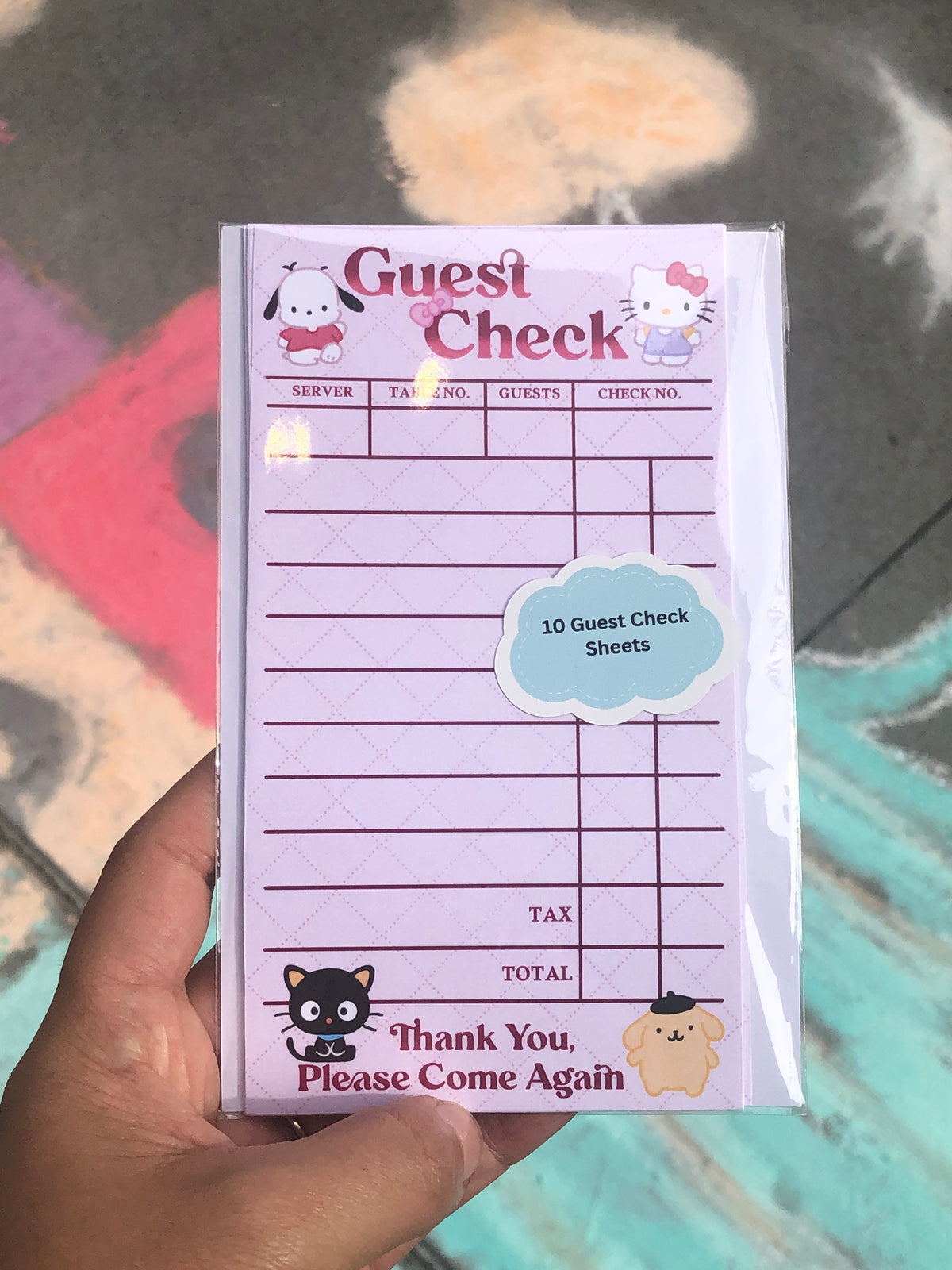Kawaii Friends Guest Check Pack