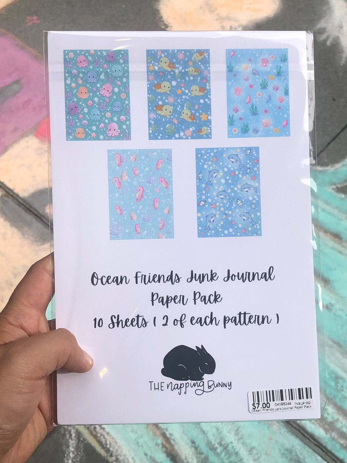 Ocean Friends Junk Journal Paper Pack