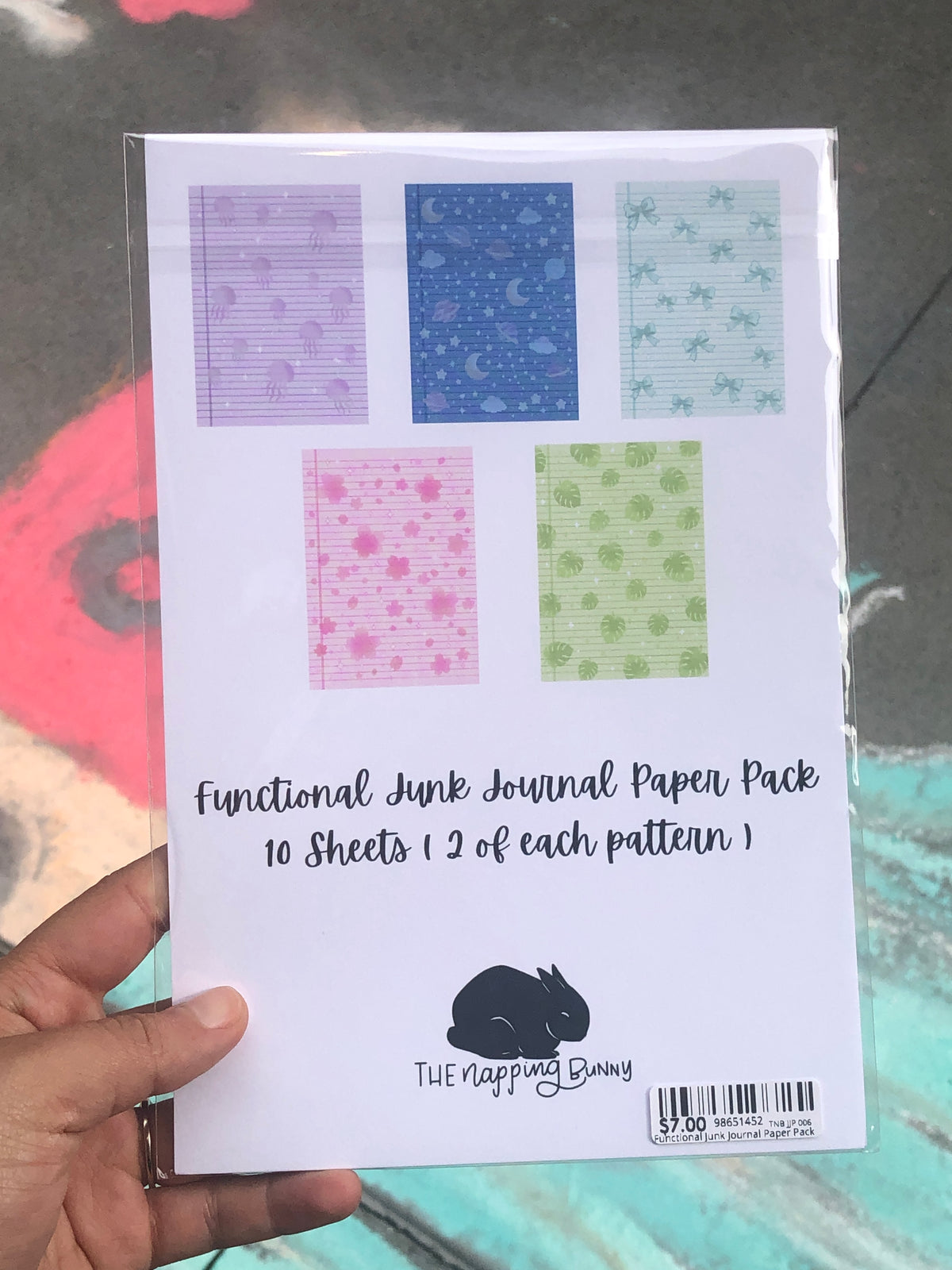 Functional Junk Journal Paper Pack