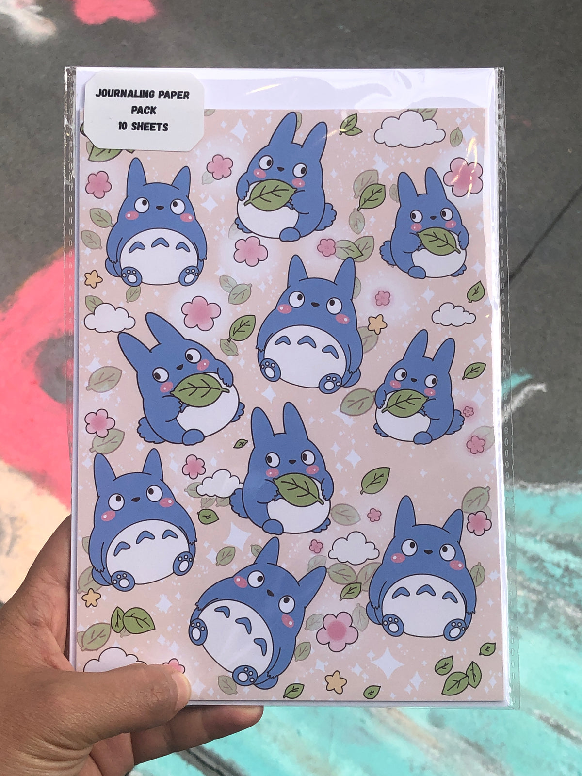 Totoro Junk Journal Paper Pack
