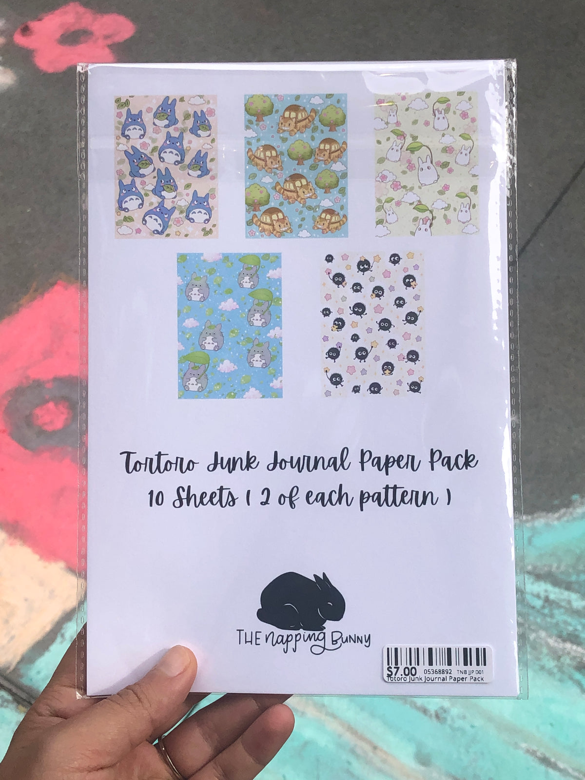 Totoro Junk Journal Paper Pack