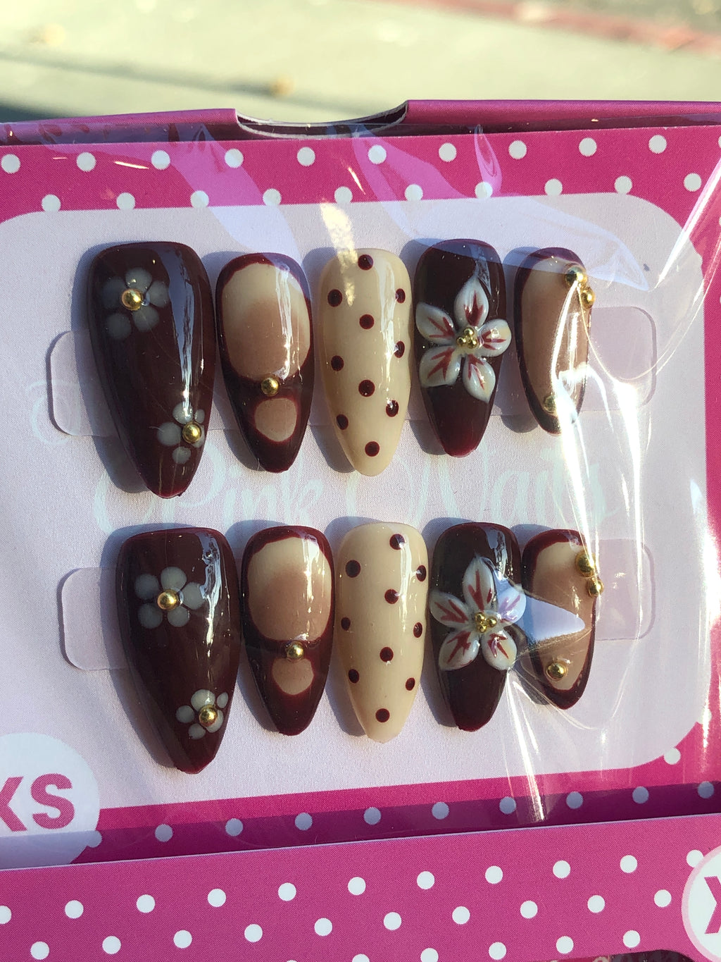 Mocha Dreams Press on Nails