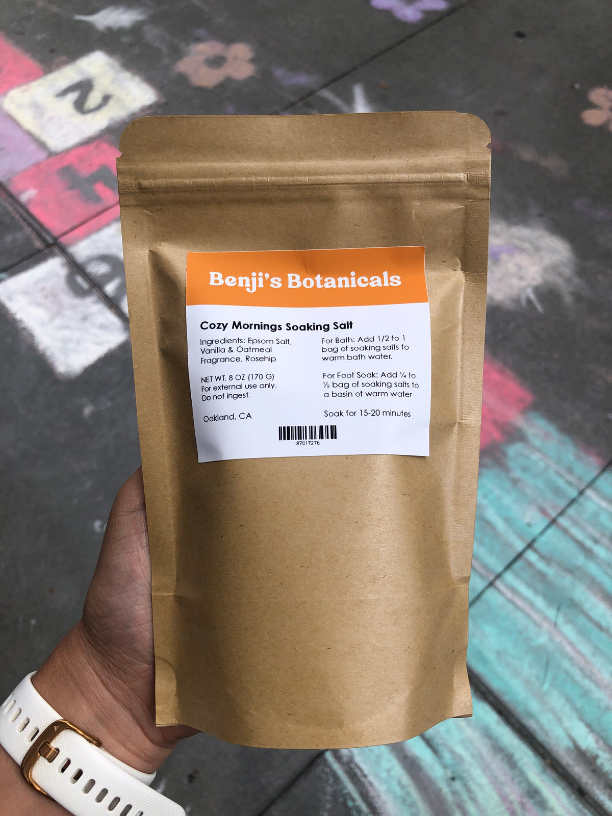 Cozy Mornings Epsom Soaking Salts