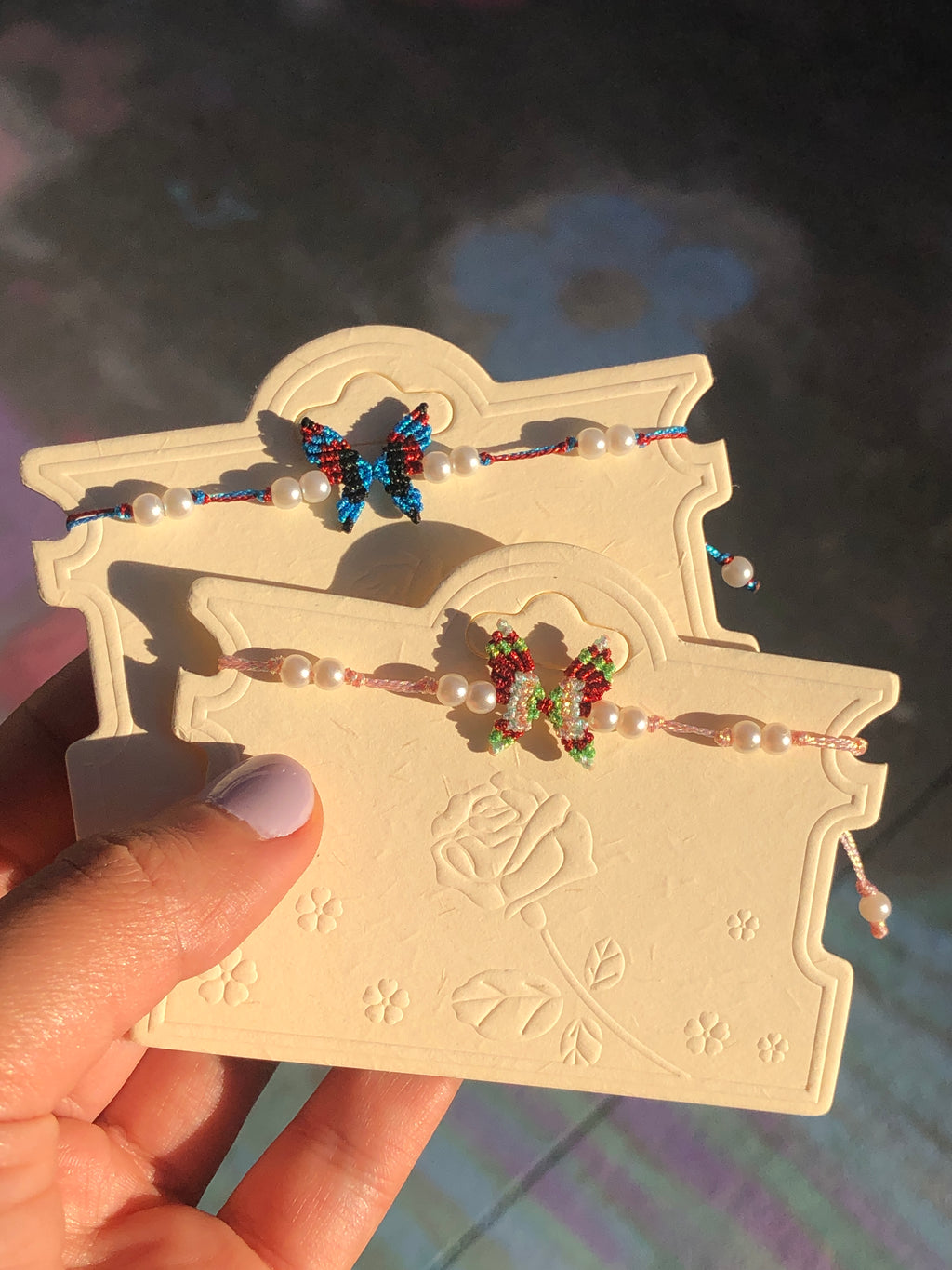 Hand Woven Butterfly Bracelet