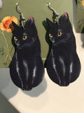Black Cat Earrings