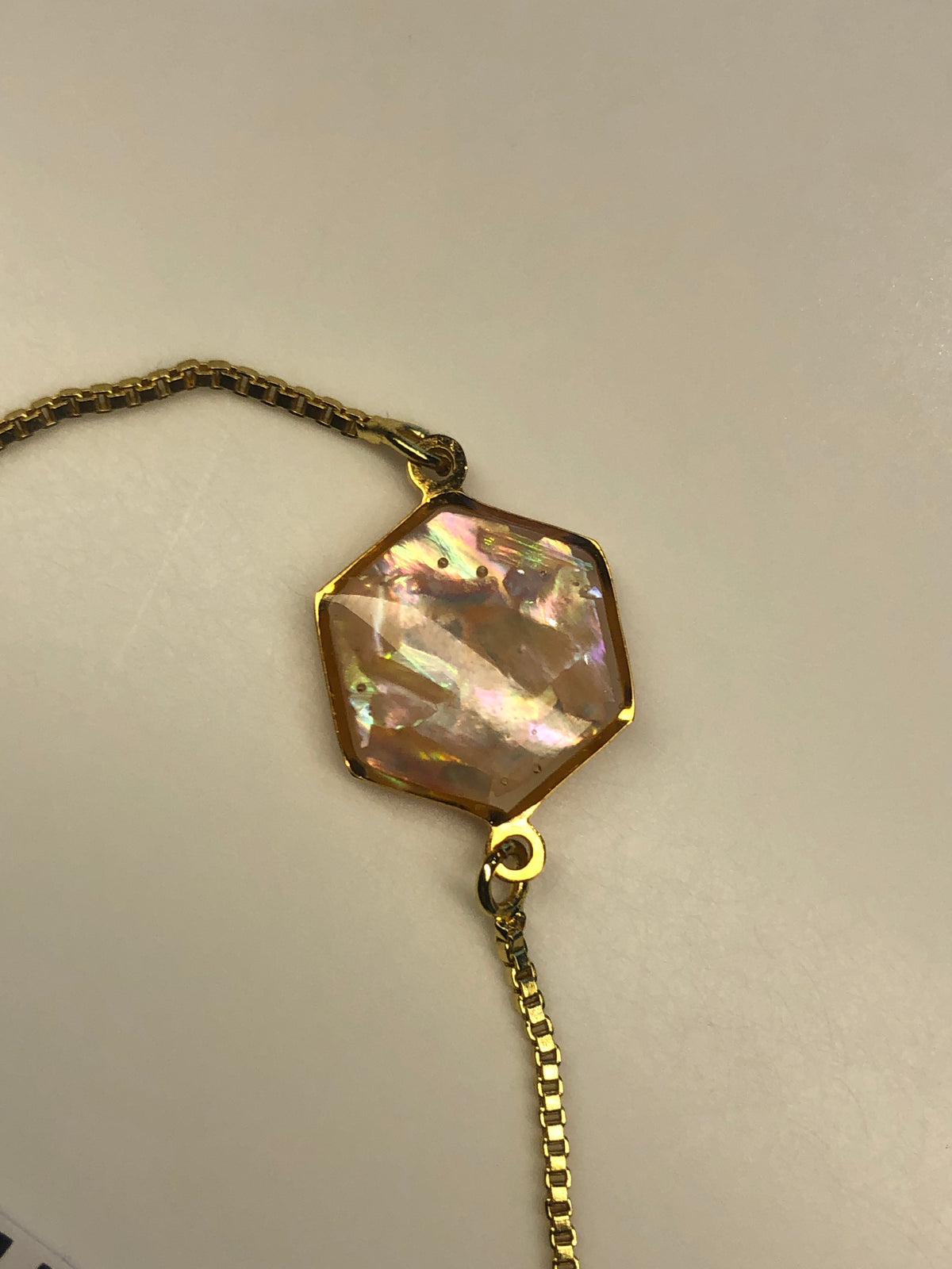 18K AB Bracelet - Peach
