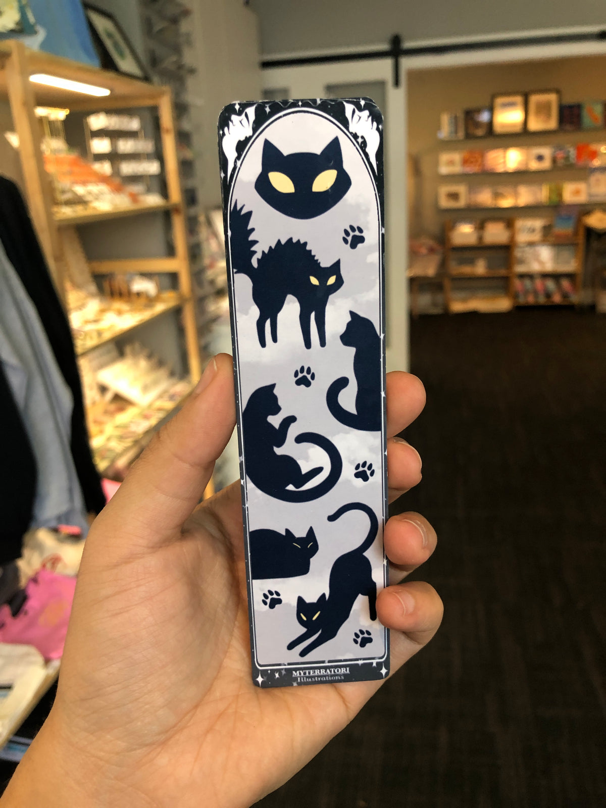 Black Cat Bookmark