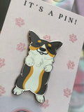 Dog Standing Pin