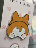 Corgi Butt Pin