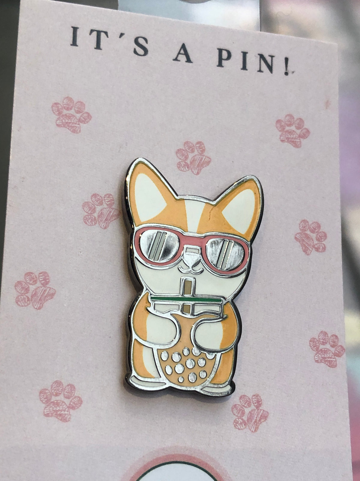 Boba Dog Pin