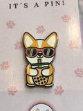 Boba Dog Pin