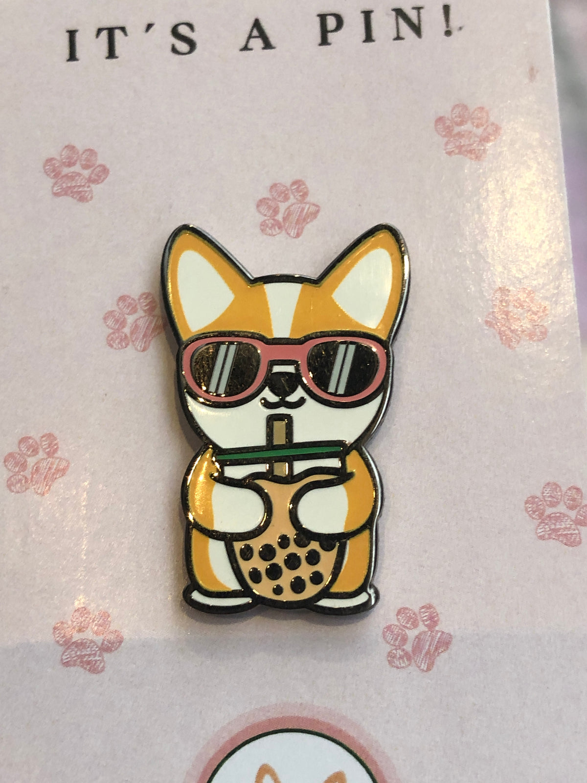 Boba Dog Pin