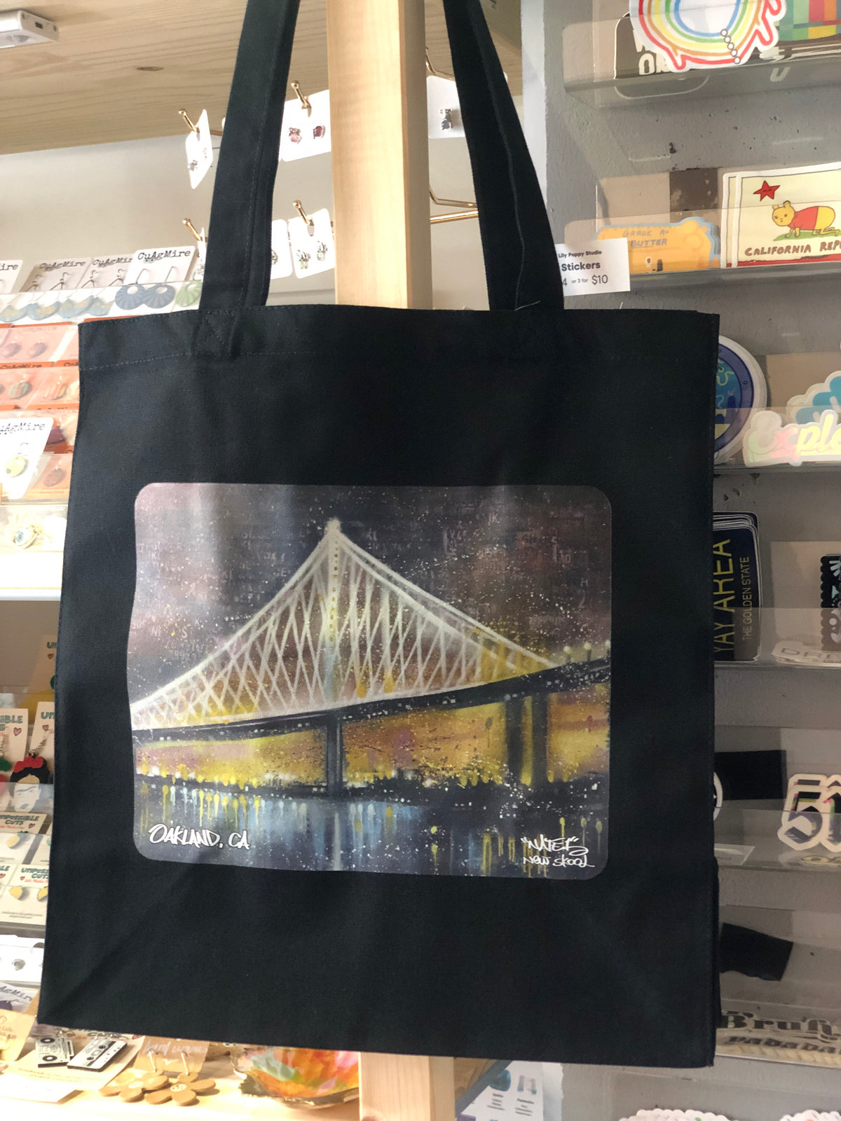 Bay Bridge Painting Bag