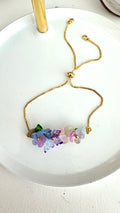 Flower & Quartz Bracelet