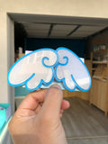 Angel Wings Hair Clips Set