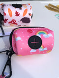 Pink Rainbow Planets Dog Poop Bags