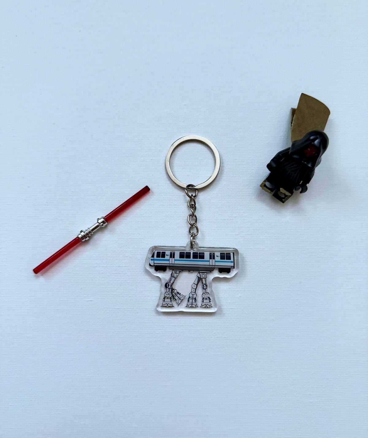 BART Walker Epoxy Keychain