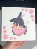Tin Tin and Her Giant Bowl of Ramen Dotted Journal