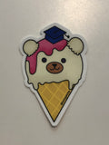 Ice Cream Grad Sticker
