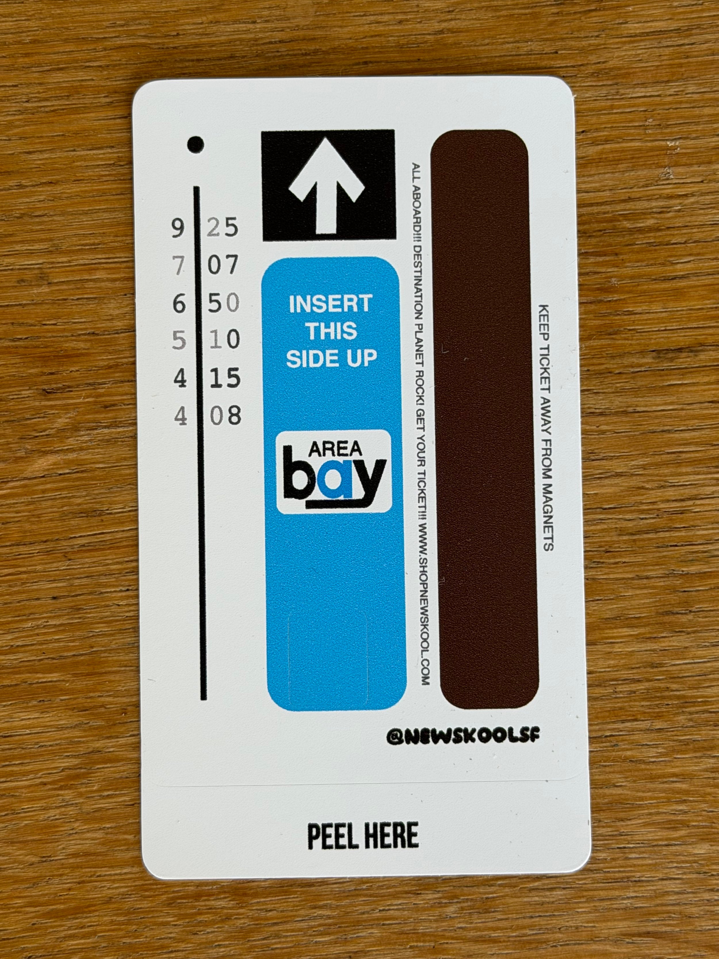 Bart Credit Card Wrap (Sticker)
