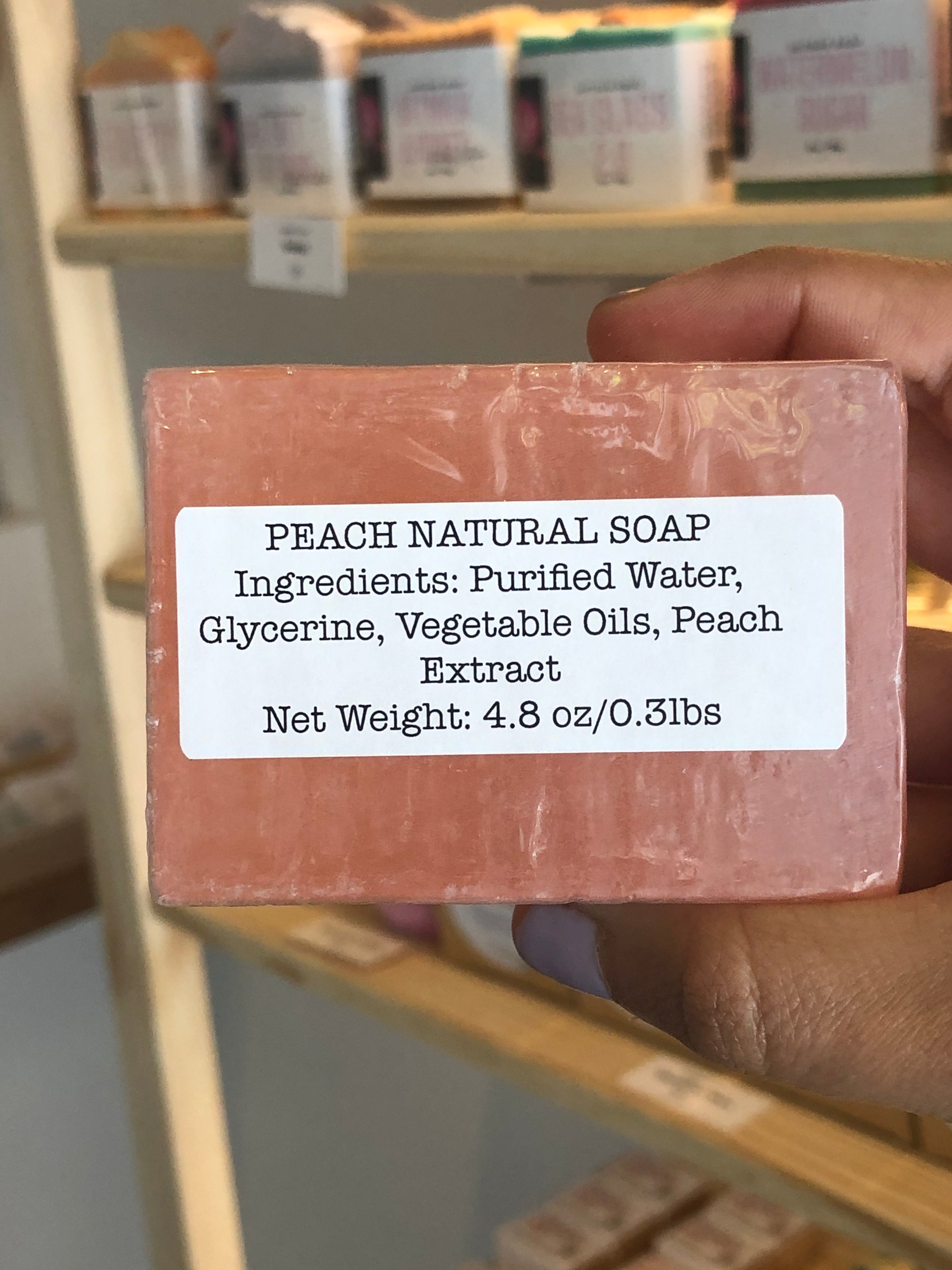 Handmade Glycerine Soap - Peach