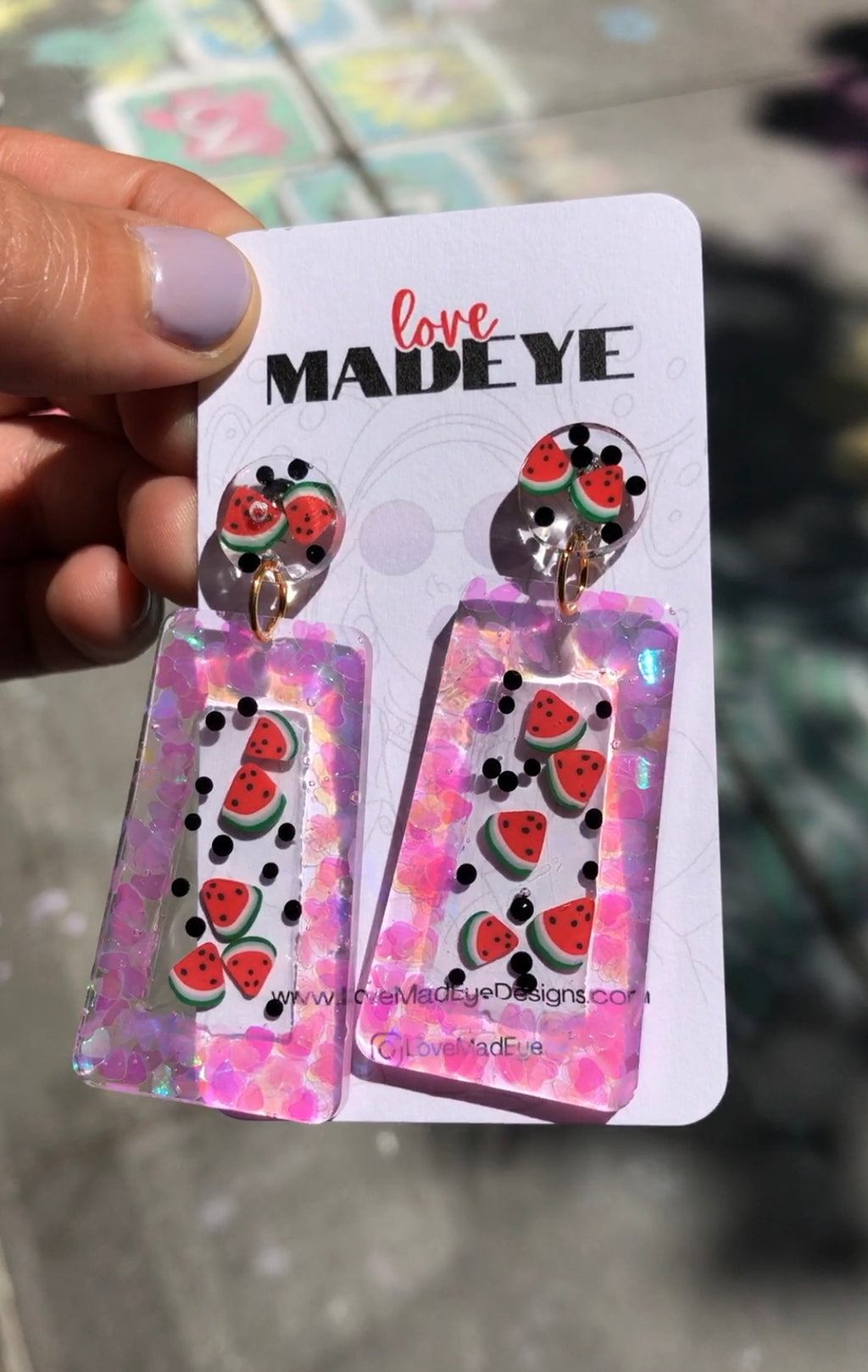 Watermelon Suga Drop Earrings