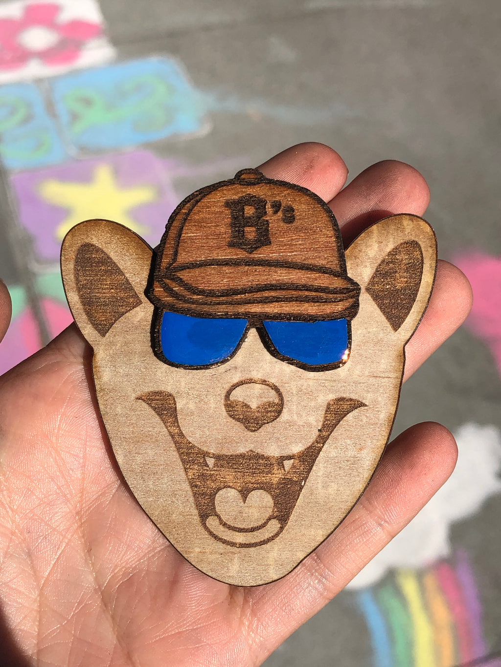 Scrappy Ballers Mascot - Magnet