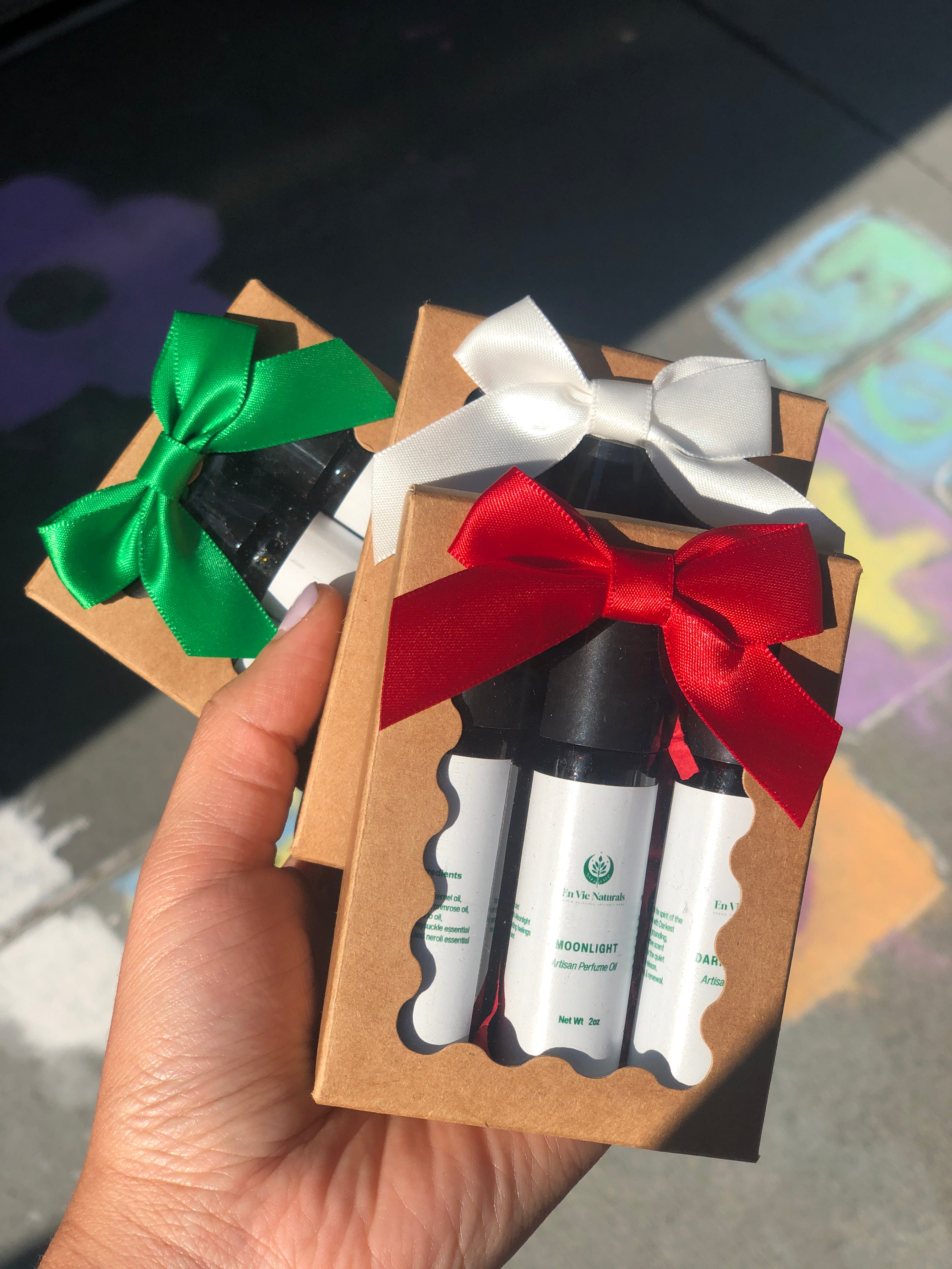 Under The Moon/Perfume Oils Gift Set-Perfume Oils 2 oz bottles/set of 3 mini bottles