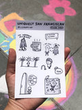 Uniquely San Franciscan sticker sheet