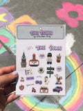 The Town Sticker Sheet