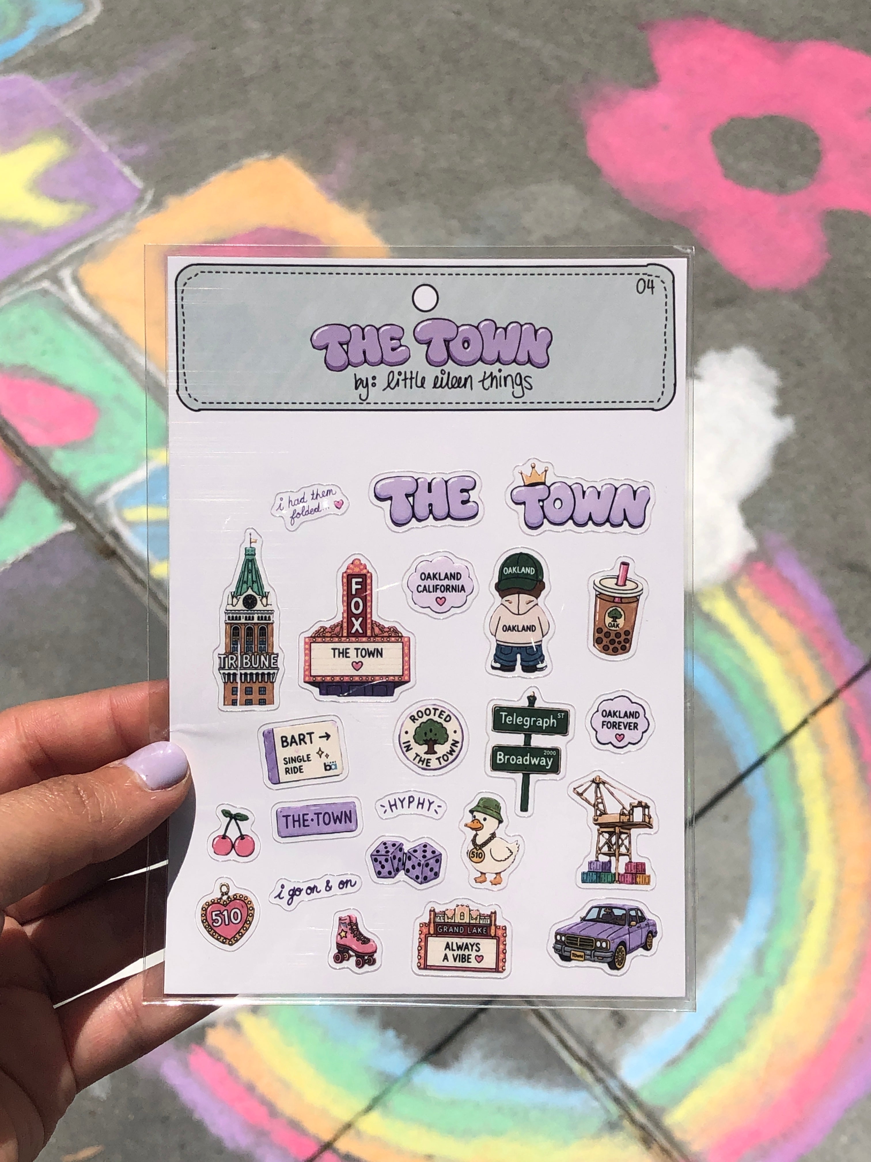The Town Sticker Sheet