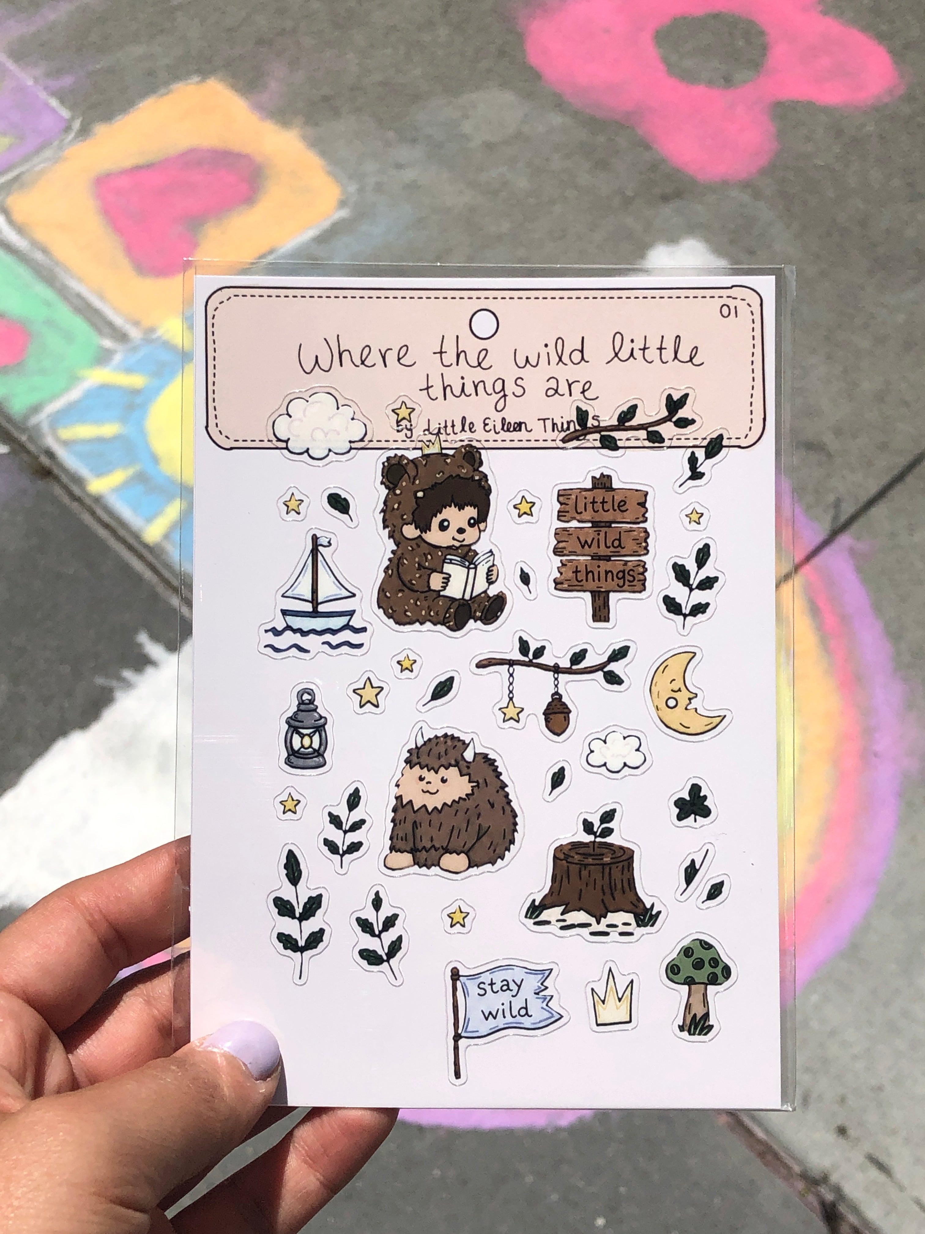 Where the Wild Things Are Sticker Sheet