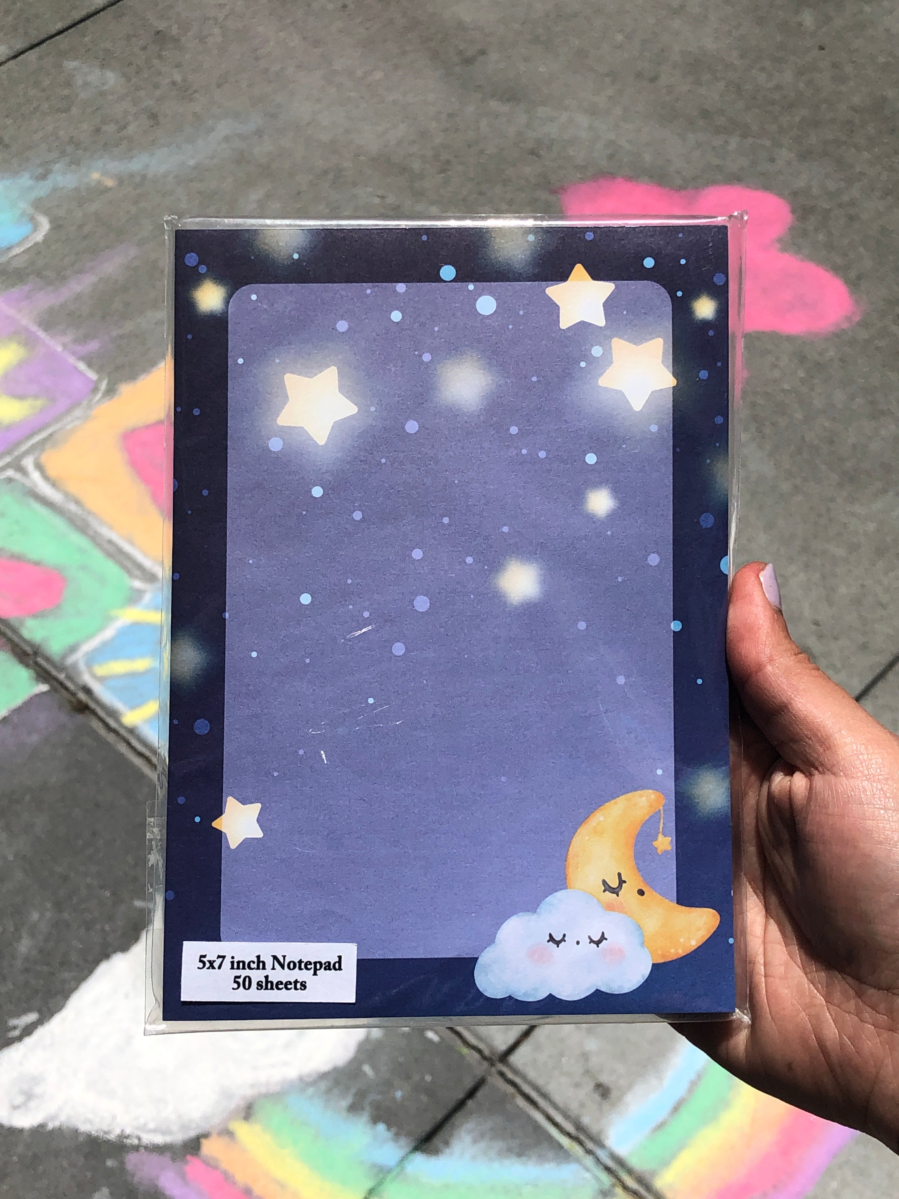 Starry Night Celestial Notepad
