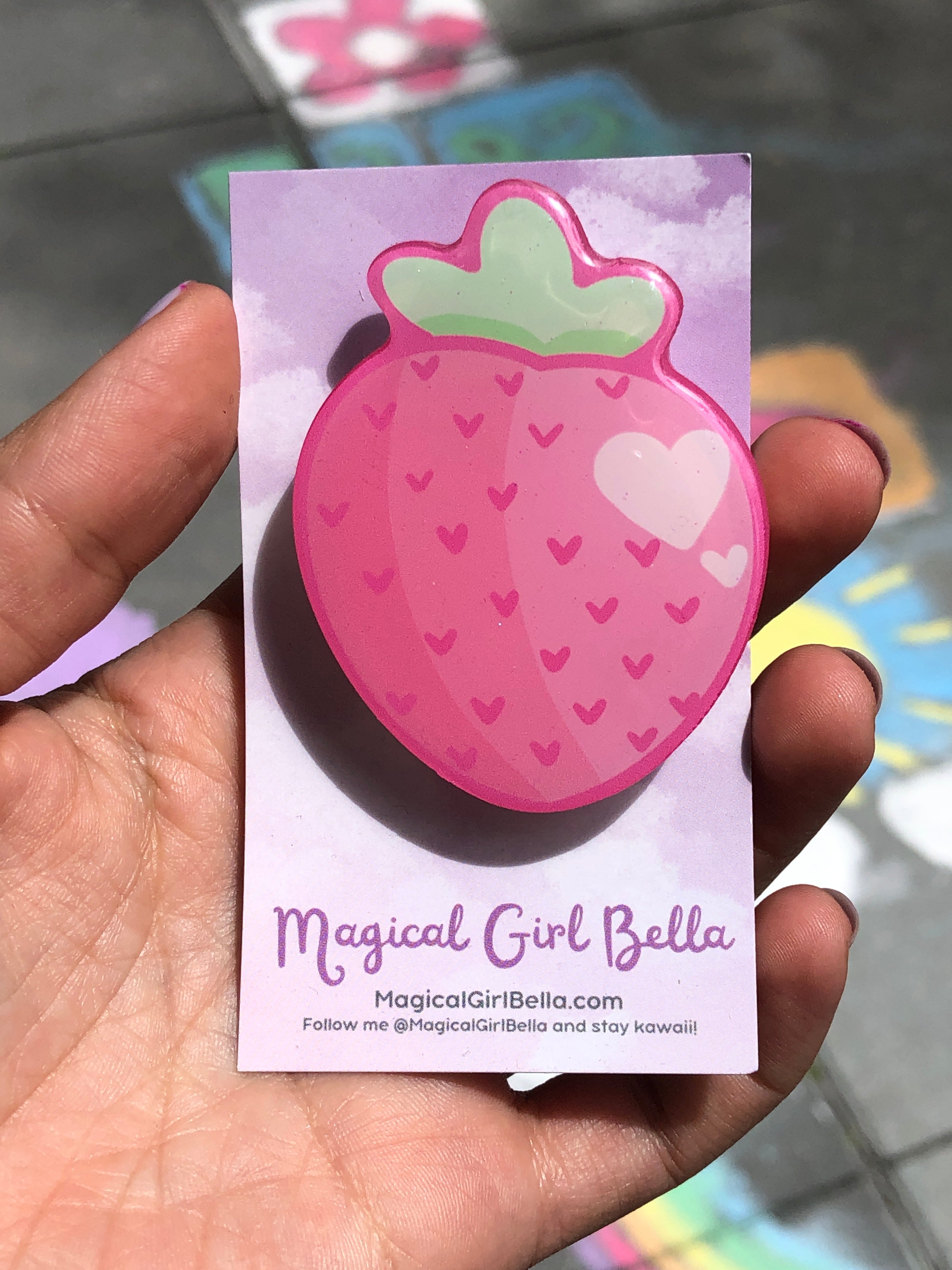 Strawberry Phone Grip