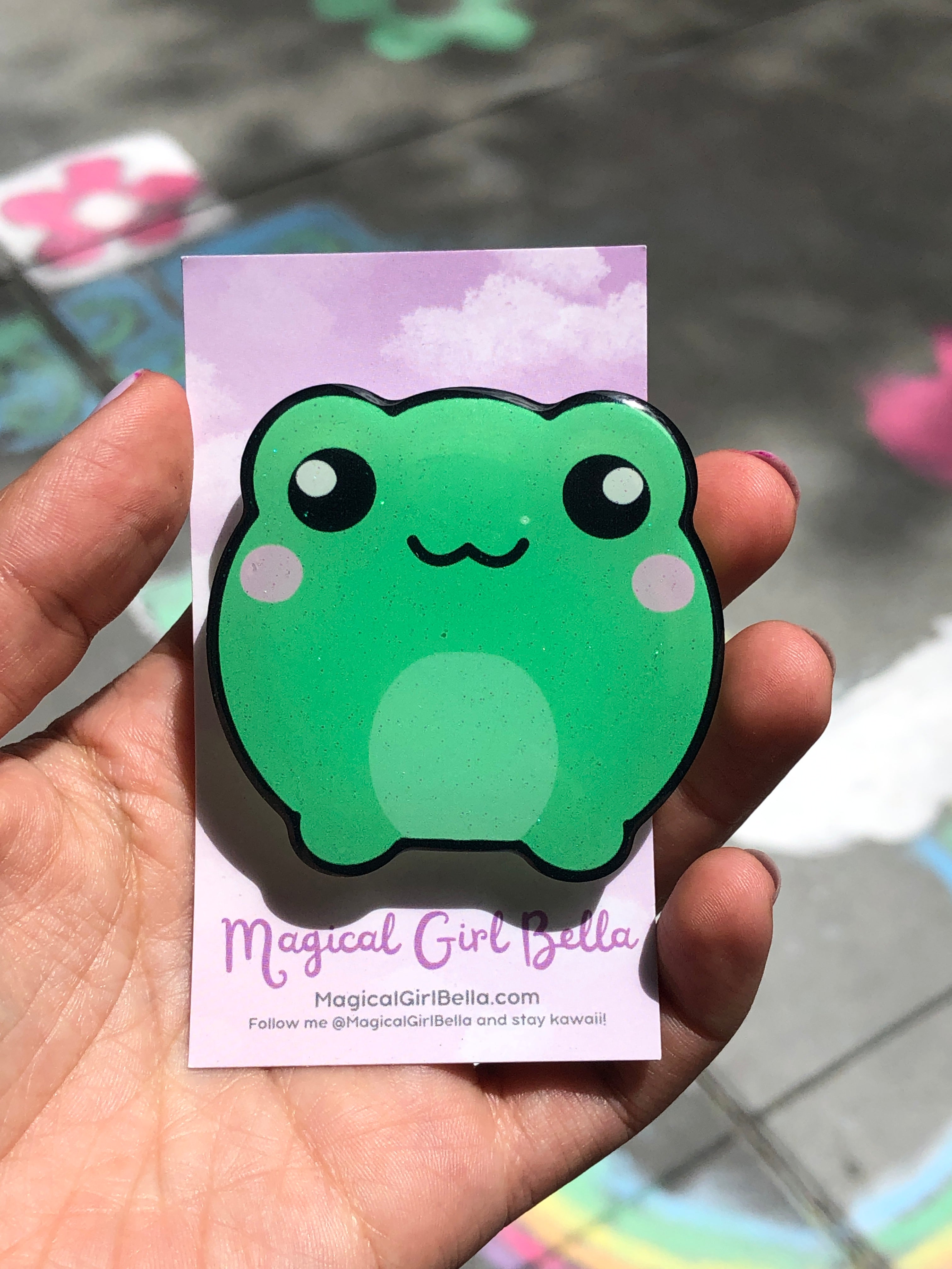 Frog Phone Grip