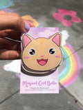 Orange Cat Phone Grip