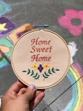 Home Sweet Home Embroidery Ring