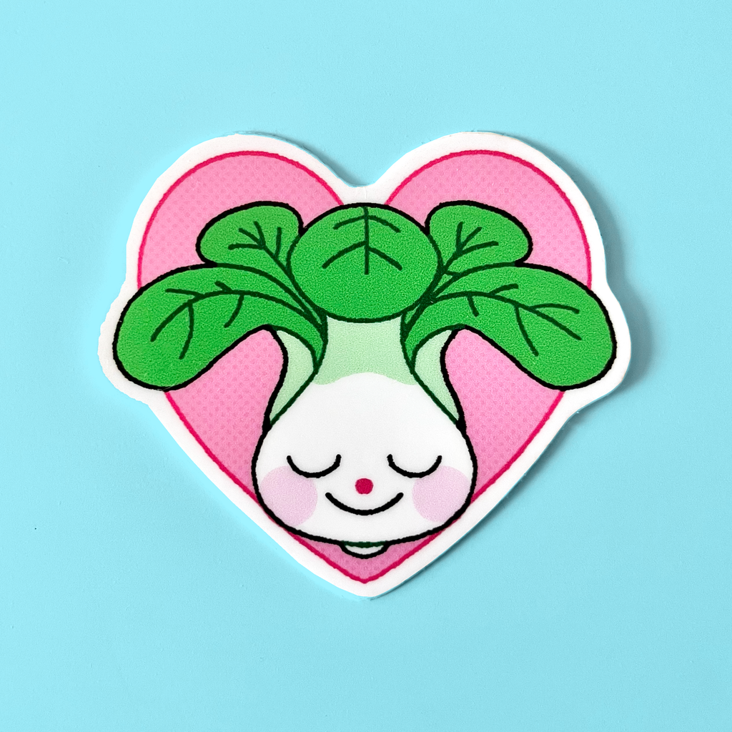 I Love Bokchoy - Matte Vinyl Sticker