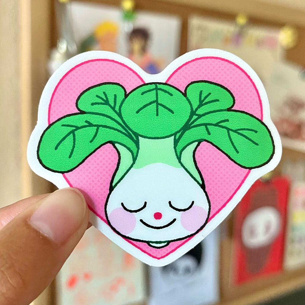 I Love Bokchoy - Matte Vinyl Sticker