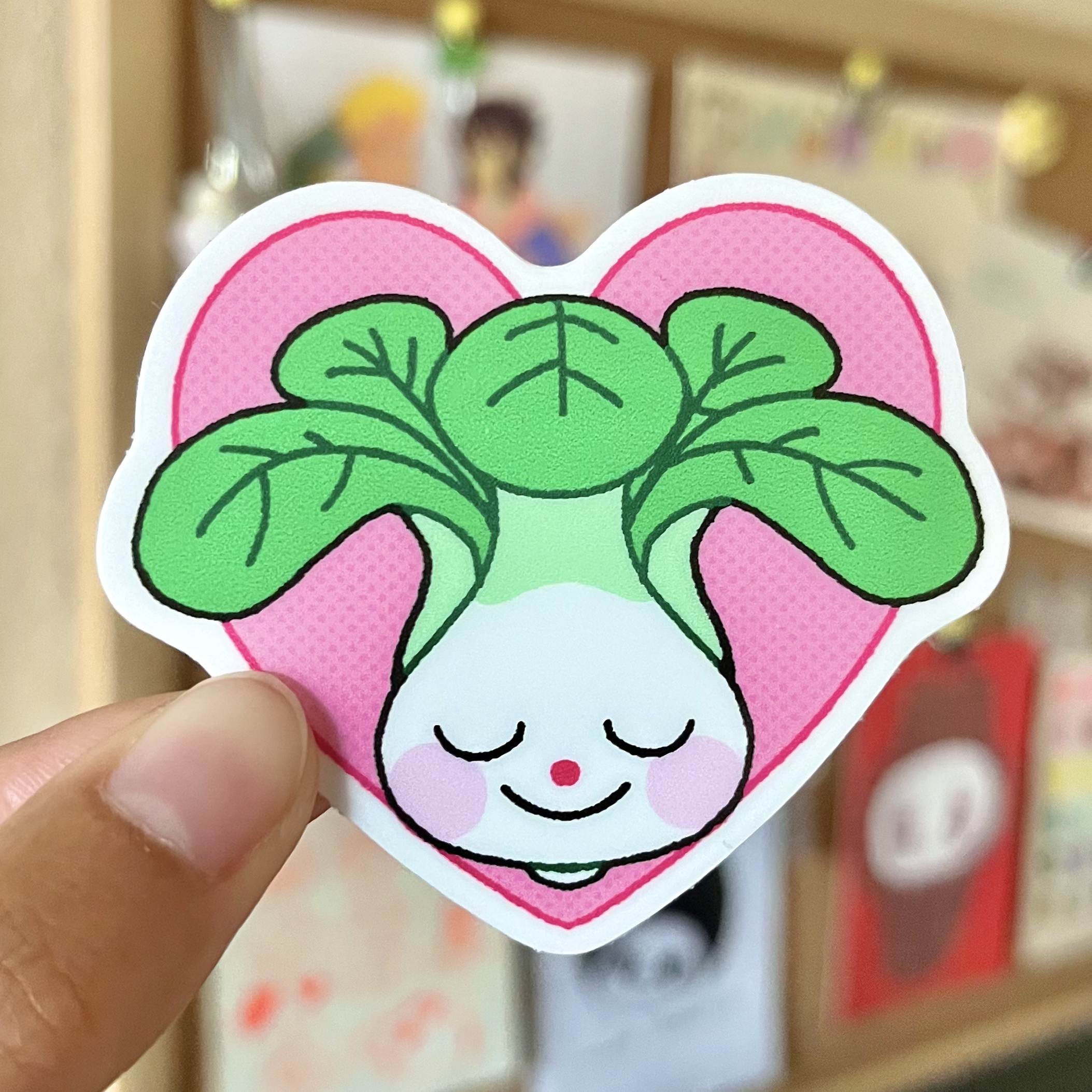 I Love Bokchoy - Matte Vinyl Sticker